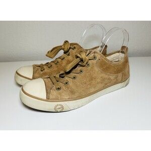 UGG Australia Evera 1888 Chestnut Brown Suede Sneaker Shoes Shearling Women's‎ 9